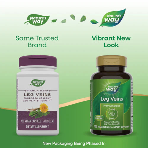 Leg Veins Support Blend 120 Veg Capsules by Nature&