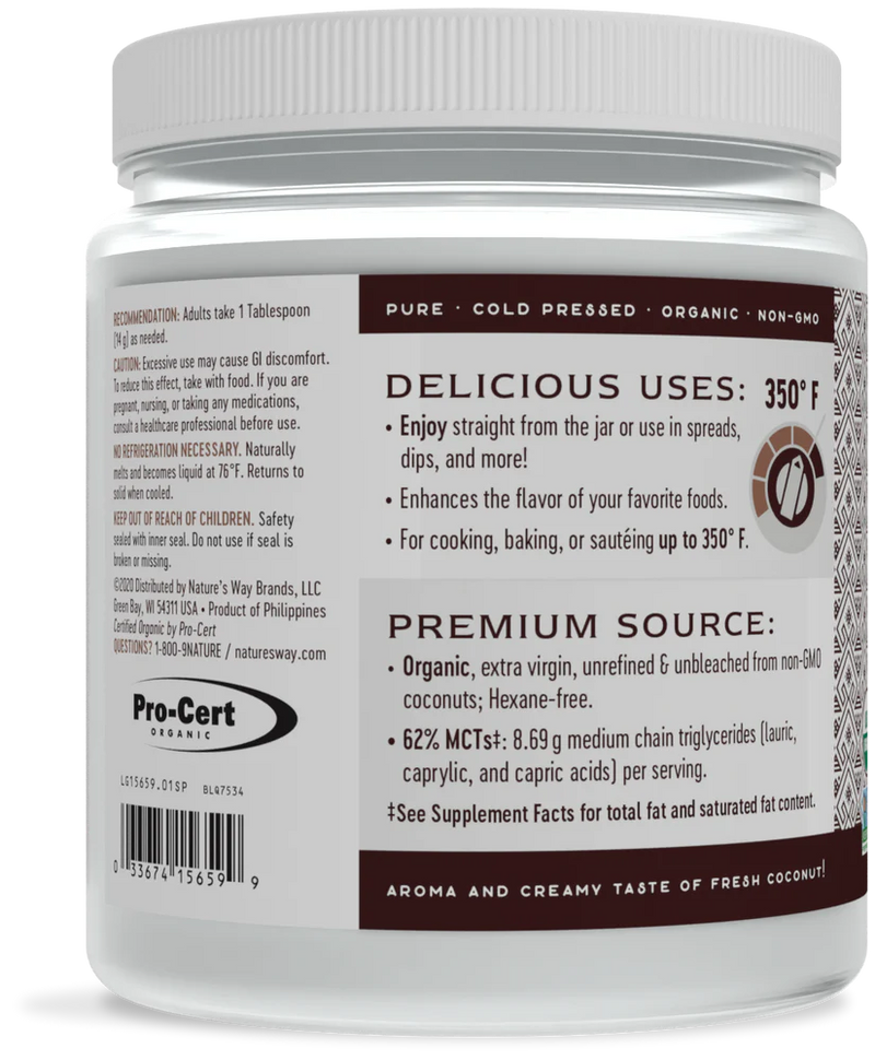 Coconut Oil Extra Virgin 32 oz (907 g)