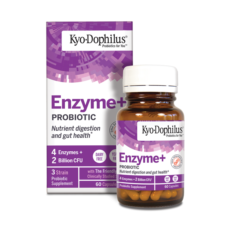 Kyo-Dophilus Probiotics Plus Enzymes 60 Capsules