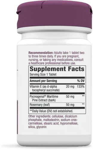 Pycnogenol, 50 mg, 30 Vegan Tablets by Nature&