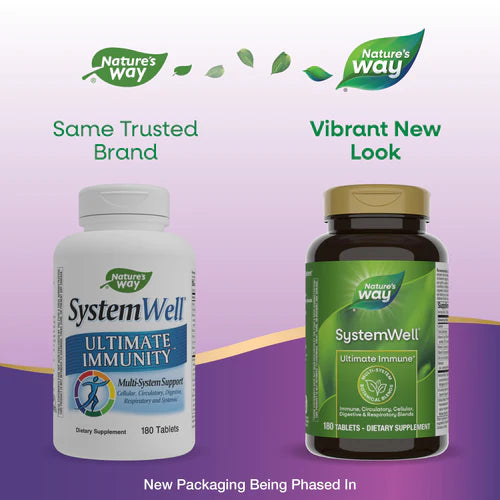 SystemWell Ultimate Immunity 180 Tablets by Nature&