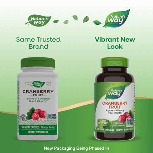 Cranberry Fruit 465 mg 180 Vegetarian Capsules by Nature&
