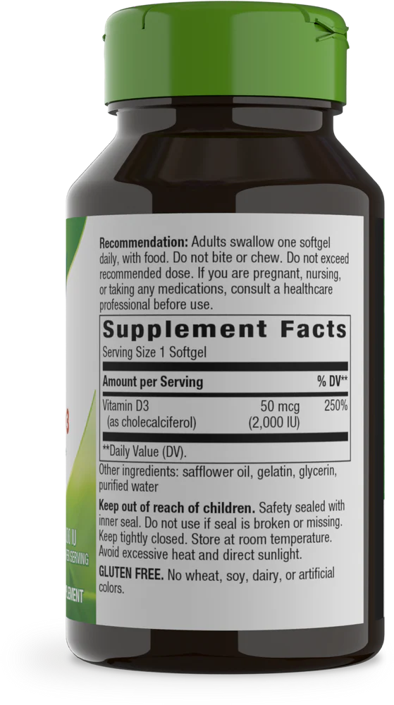 Vitamin D3 2,000 IU 240 Softgels