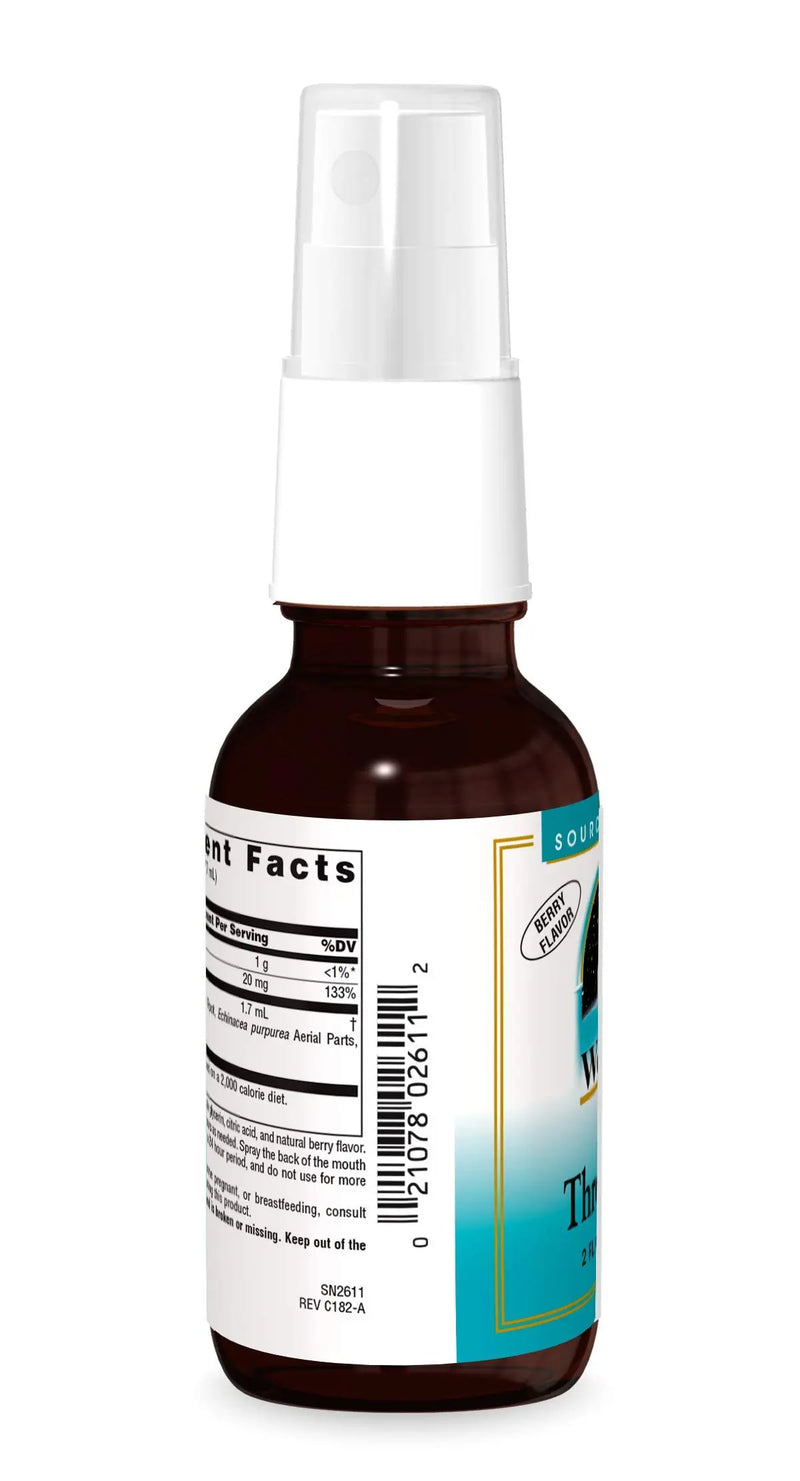 Wellness Zinc Throat Spray™, berry 2 oz by Source Naturals