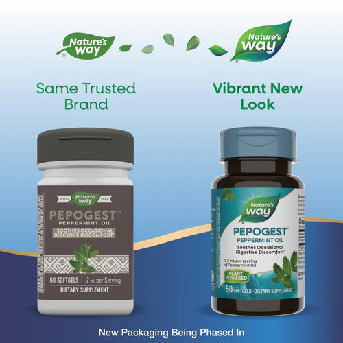 Pepogest Peppermint Oil 60 Softgels