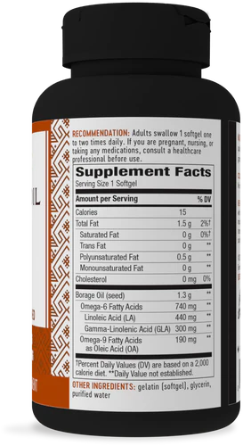 EfaGold Borage 1300 mg 60 Softgels