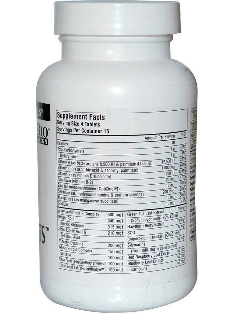 Renewal Antioxidants, 60 Tablets by Source Naturals