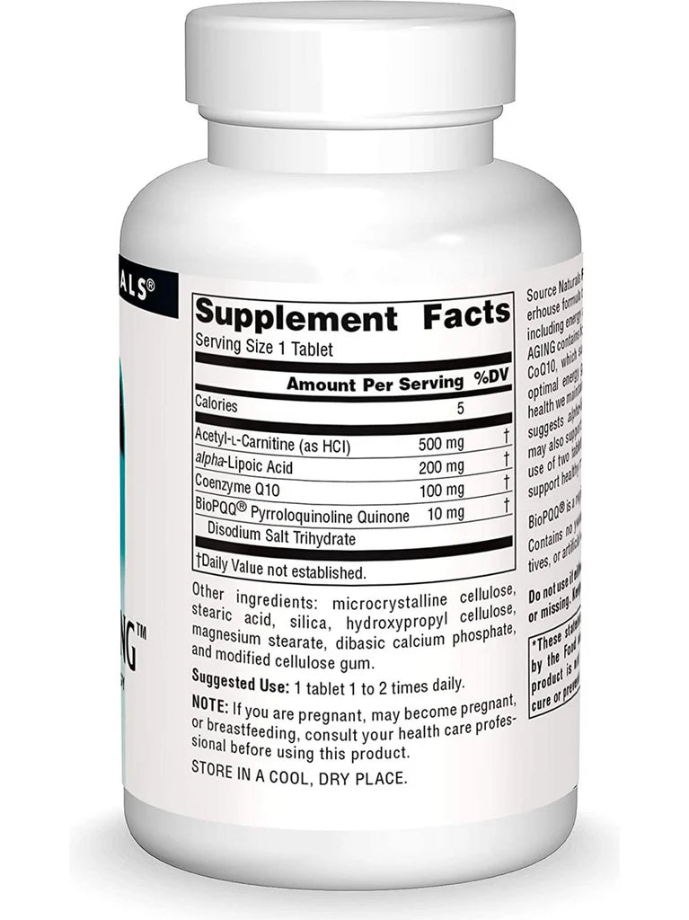 PQQ Healthy Aging™ 90 Tablets by Source Naturals