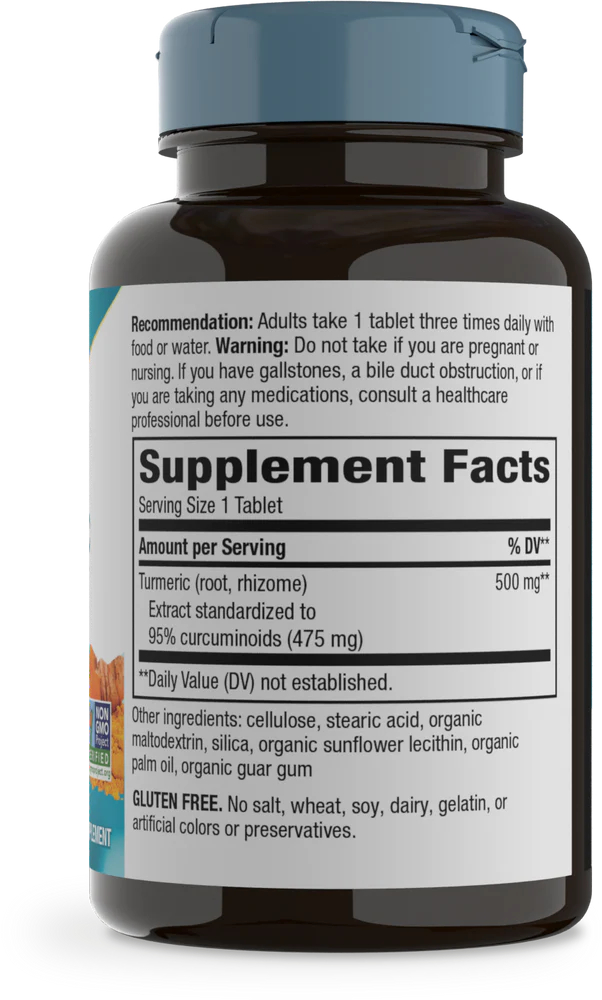 Turmeric Standardized 120 Tablets by Nature&