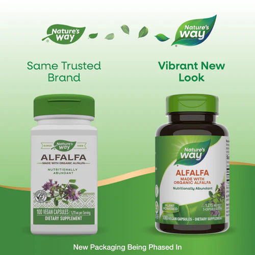 Alfalfa 1,215 mg, 100 Vegan Capsules