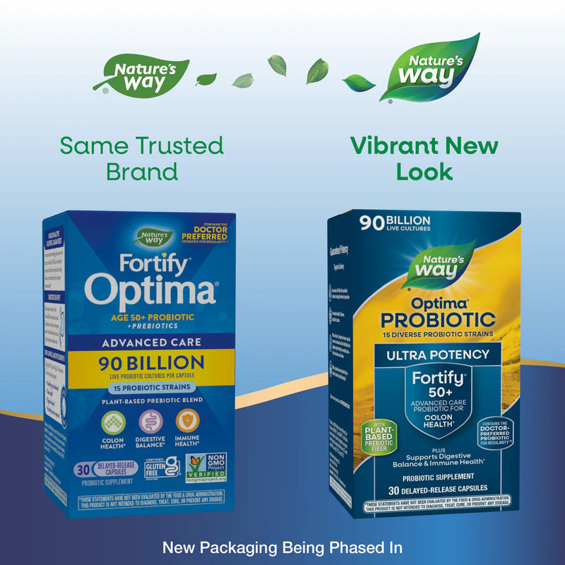 Fortify Optima, Age 50+ 30 Delayed-Release Capsules by Nature&