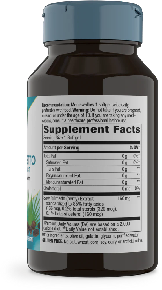 Saw Palmetto Standardized 60 Softgels