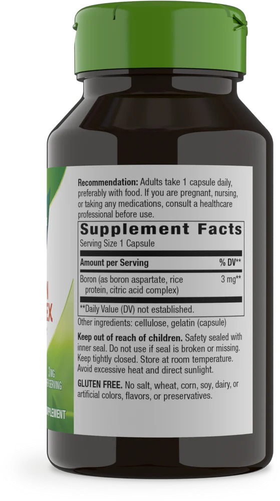 Boron Complex 3 mg 100 Capsules by Nature&
