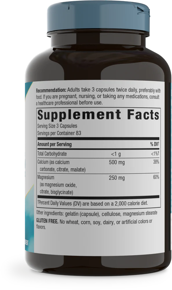 Calcium & Magnesium Mineral Complex 250 Capsules