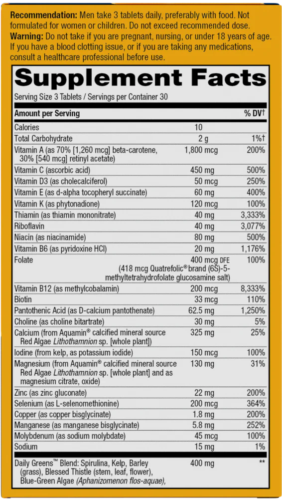 Alive! Max3 Daily Men&