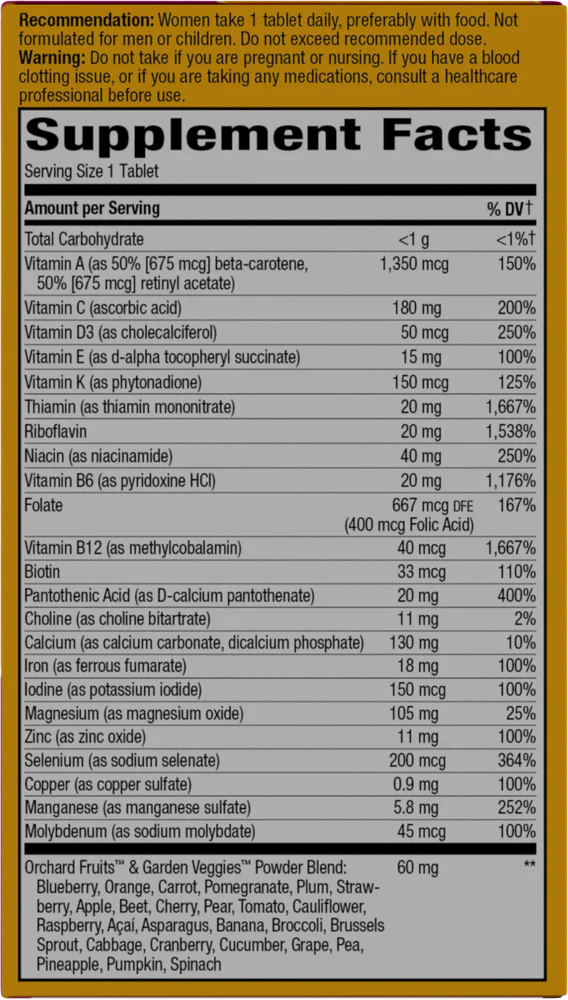 Alive! Once Daily Women&