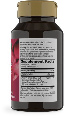 Ginkgold 60 mg 150 Tablets