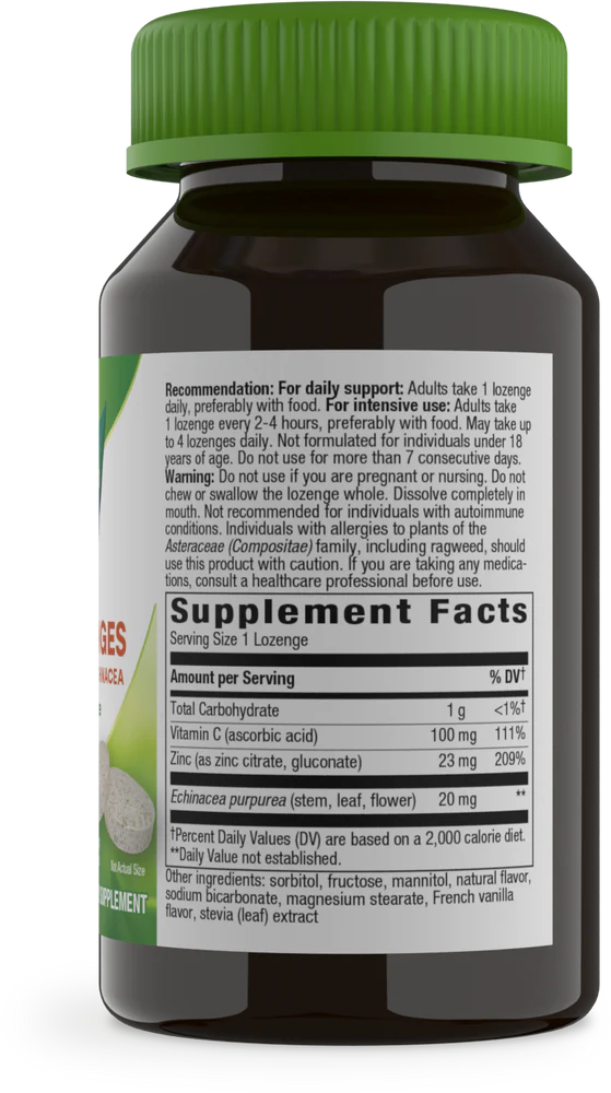 Zinc Lozenges Wild Berry Flavor 60 Lozenges