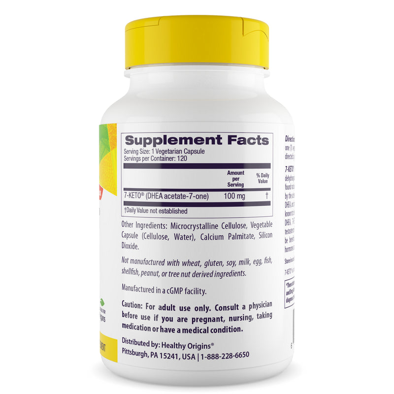 7-Keto 100 mg 120 Veggie Caps by Healthy Origins best price