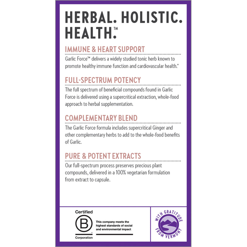 Garlic Force 30 Liquid Vcaps