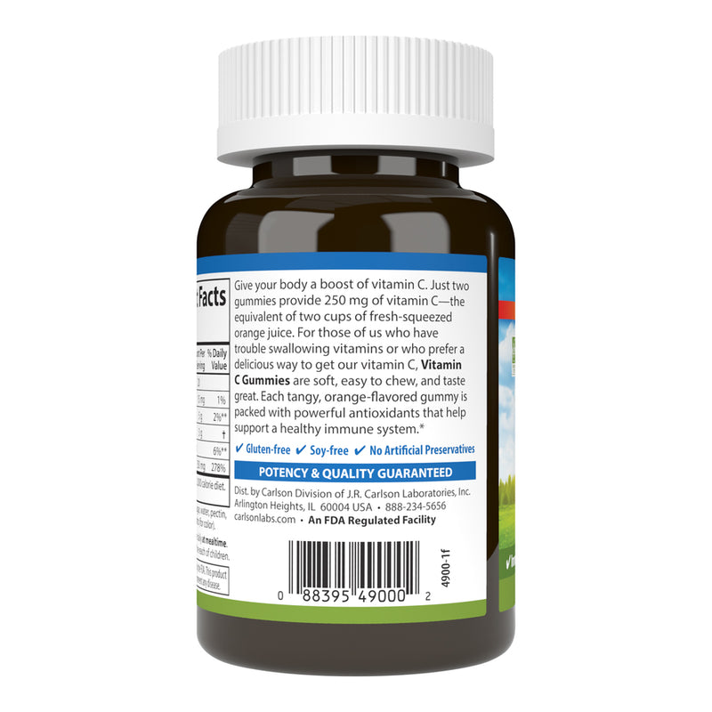Vitamin C Gummies - 60 Vegetarian Gummies by Carlson
