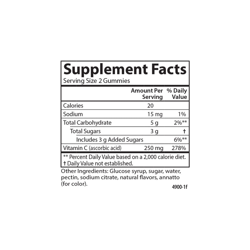 Vitamin C Gummies - 60 Vegetarian Gummies by Carlson