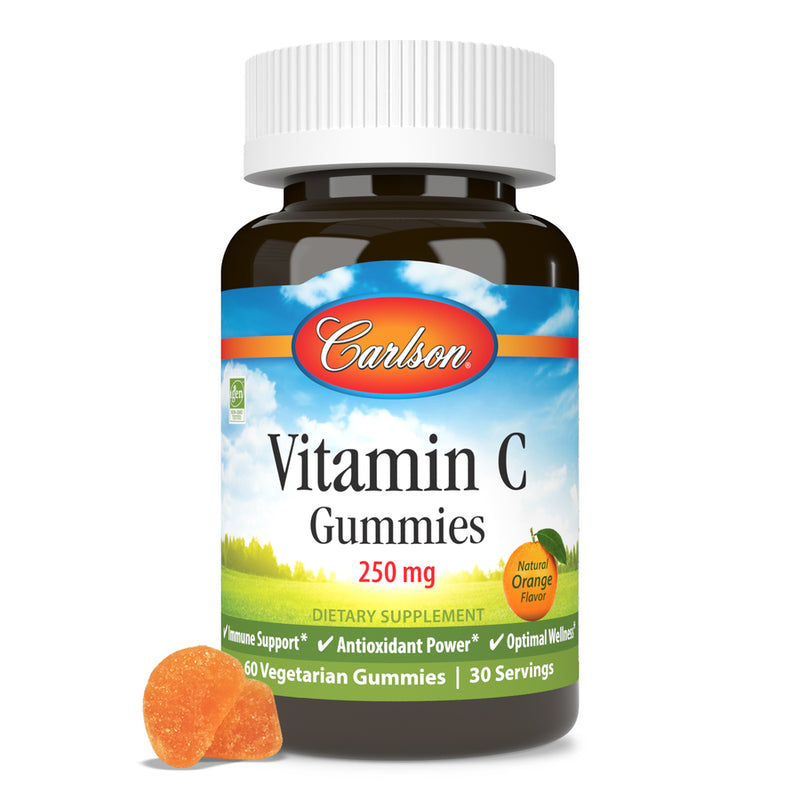 Vitamin C Gummies - 60 Vegetarian Gummies by Carlson