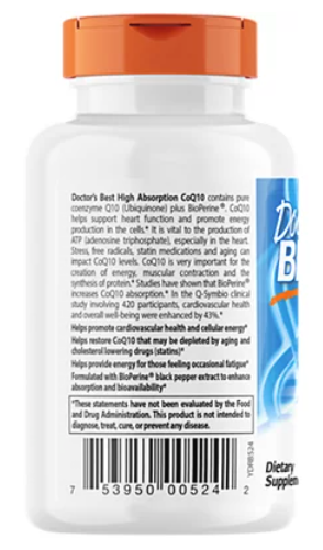 High Absorption CoQ10 300 mg 30 Softgels, by Doctor&