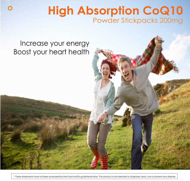 High Absorption CoQ10, Tropical Fruit, 200 mg, 30 Powder Stick Packs, 4.7 g Each, by Doctor&