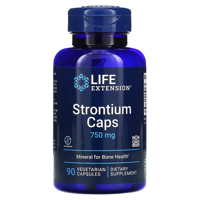 Strontium Caps 750 mg 90 Vegetarian Capsules  Best Price
