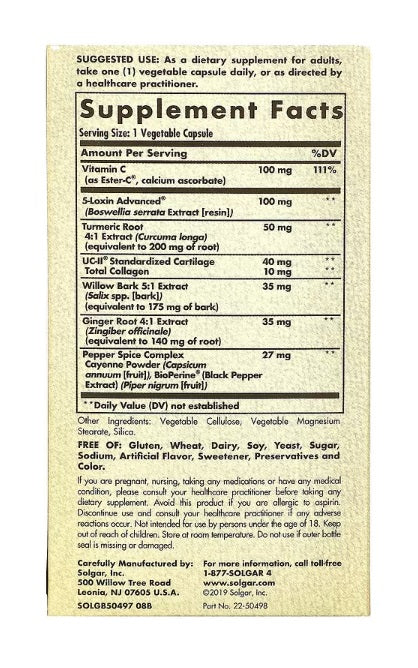 No. 7 Joint Support & Comfort 90 Vegetable Capsules