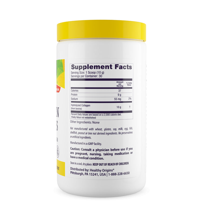 Collagen Peptides Hydrolyzed Type I & III 10.6 oz (300 g) by Healthy Origins best price