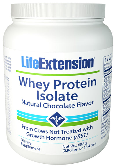 Whey Protein Isolate Natural Chocolate Flavor 454 g (1 lb)