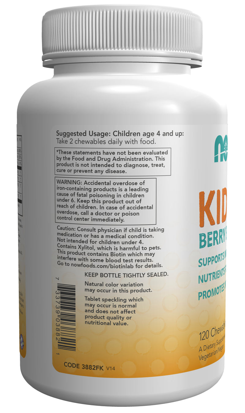 Kid Vits™, Berry Lemonade, 120 Chewable Tablets by NOW Foods