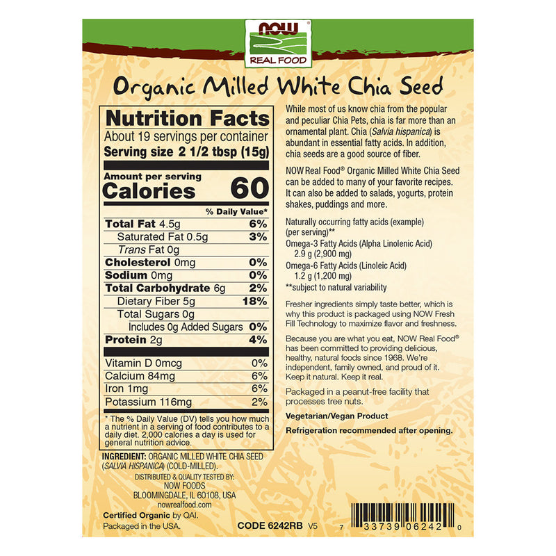 Milled White Chia Seed 10 oz (284 g)