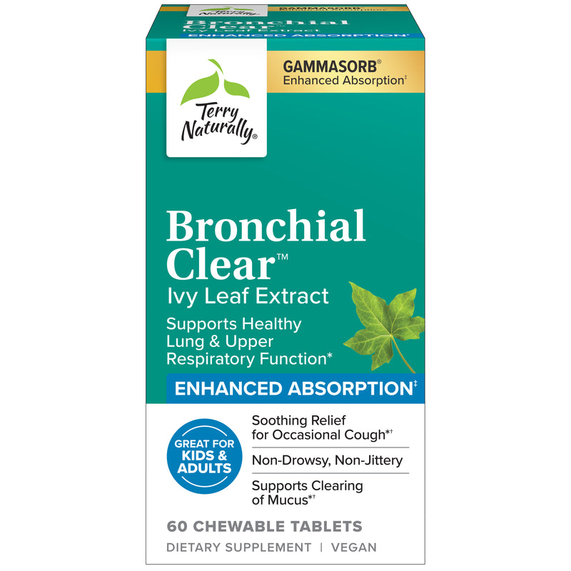 Bronchial Clear Ivy Leaf Extract 60 Chewable Tablets
