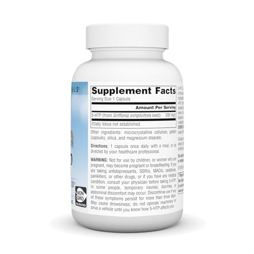 Serene Science 5-HTP, 200 mg - 120 Capsules by Source Naturals