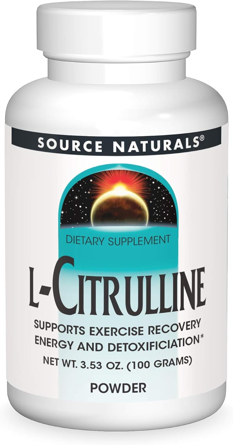L-Citrulline Powder, 3.53 oz (100 grams) by Source Naturals