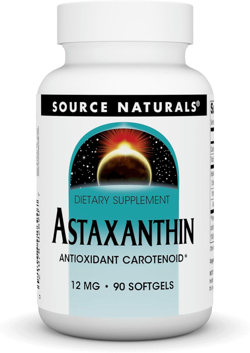 Astaxanthin, 12mg - 90 Softgels by Source Naturals