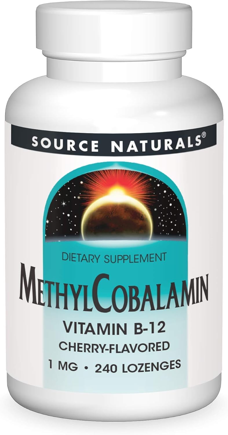 MethylCobalamin, 1 mg, 240 Lozenges by Source Naturals