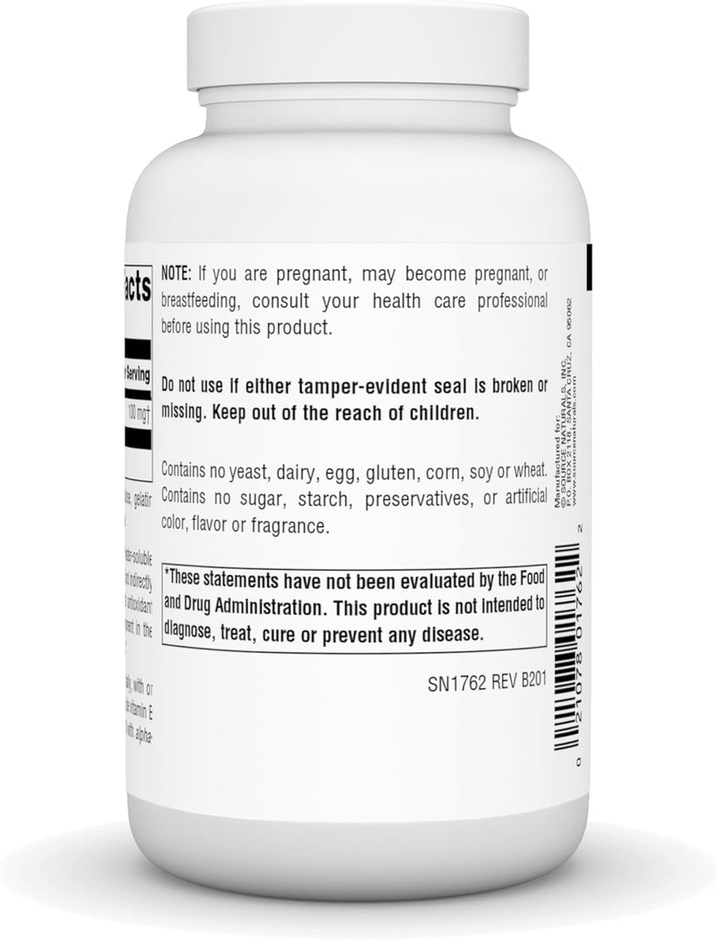 Alpha Lipoic Acid 100 mg -120 Capsules by Source Naturals