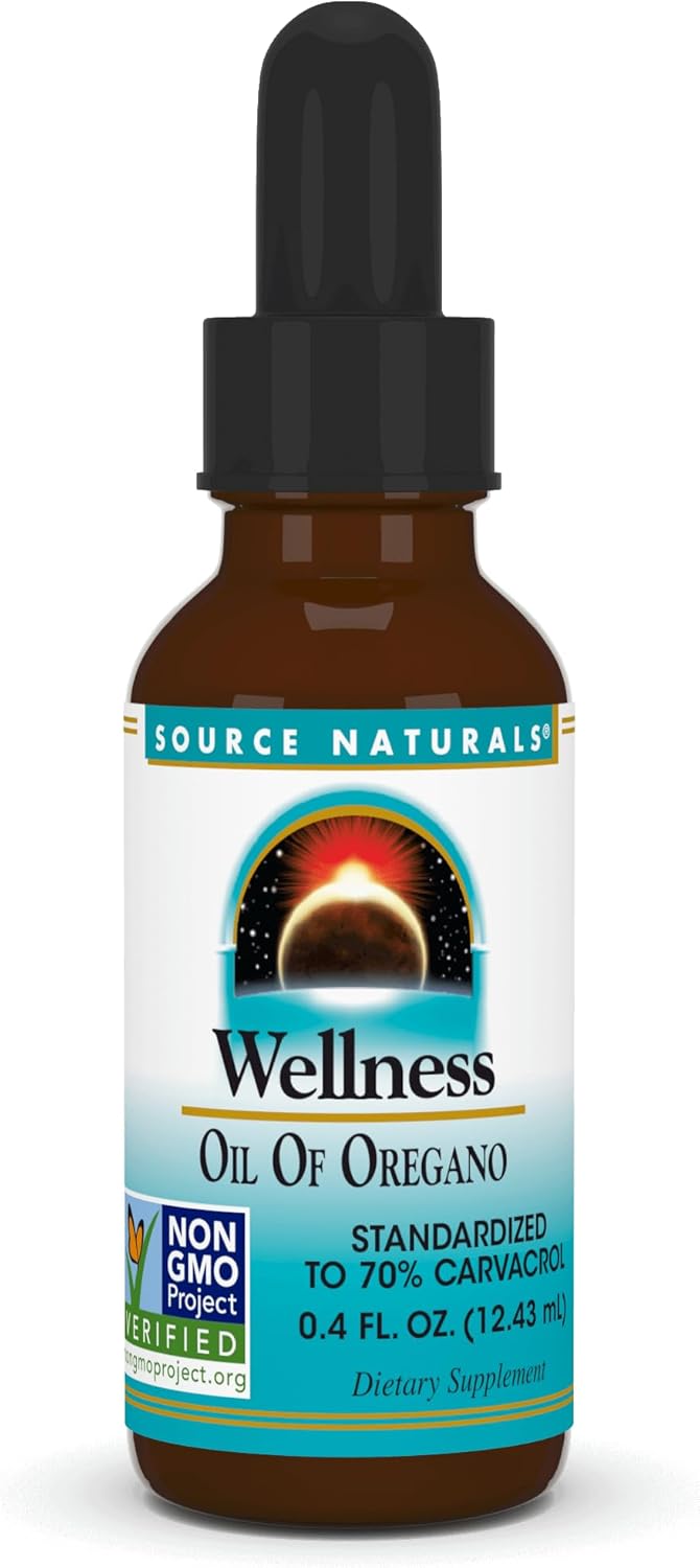 Wellness, Oil of Oregano, 0.4 fl. oz (12.43 ml) by Source Naturals