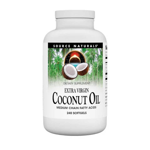 Extra Virgin Coconut Oil, 240softgels by Source Naturals