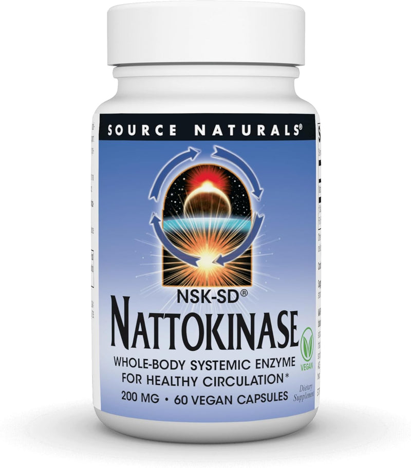 NSK-SD®, Nattokinase , 200 mg, 60 Vegan Capsules by Source Naturals