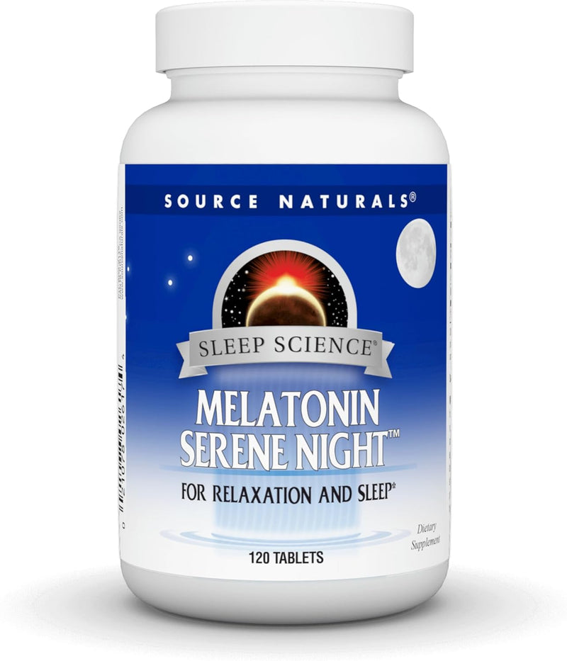 Sleep Science® Melatonin Serene Night™, 120 Tablets by Source Naturals