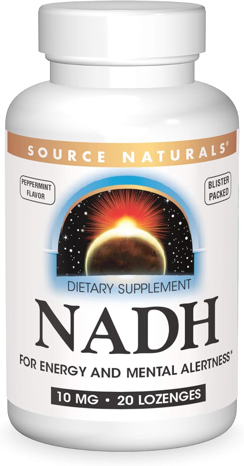NADH 10 mg 20 Tabs by Source Naturals