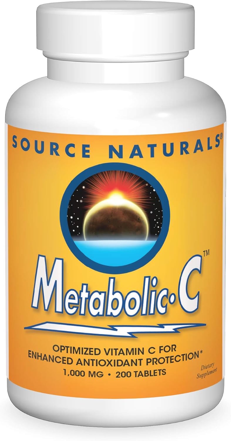 Metabolic C, 1000mg Vitamin C - 200 Tablets by Source Naturals