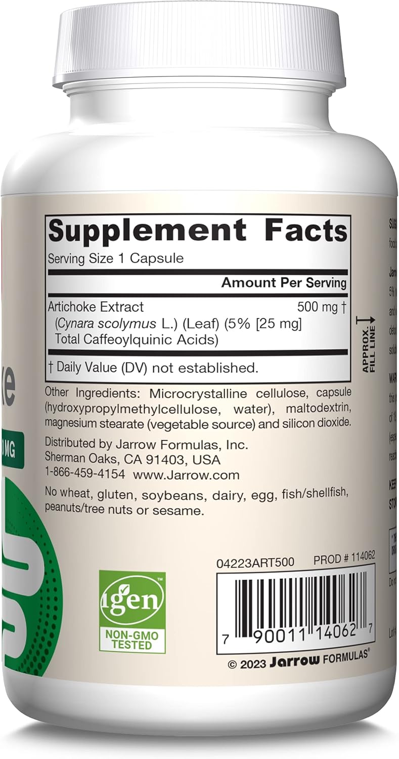 Artichoke 500 mg 180 Capsules