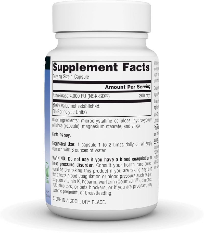 NSK-SD®, Nattokinase , 200 mg, 60 Vegan Capsules by Source Naturals