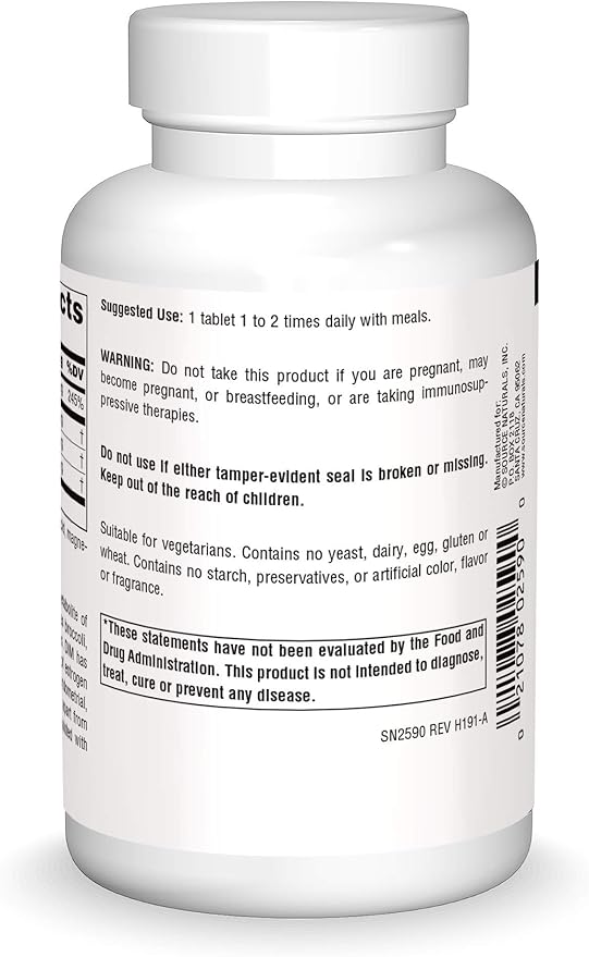 DIM, 200 mg, 120 Tablets by Source Naturals